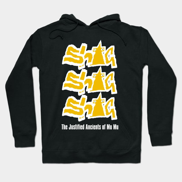 Shag Shag Shag - KLF (Reverse colour way) Hoodie by Stupiditee